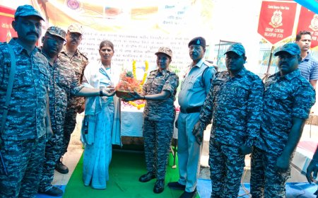 नक्सली हमले में शहीद राजा राम इक्का को भावभीनी श्रद्धांजलि...