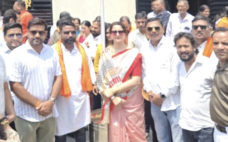 भाजपा स्थापना दिवस पर बिलासपुर में ध्वजारोहण, सप्ताहभर चलेंगे जनसंपर्क और सेवा