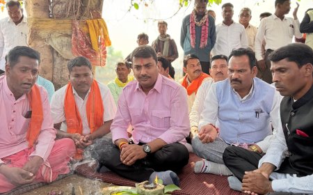 सड़क नहीं तो वोट नहीं आंदोलन रंग लाया भरदैयाडीह में 2.89 करोड़ की सड़क, 14.56 करोड़ के कार्यों का भूमिपूजन