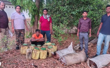 रतनपुर पुलिस की बड़ी कार्रवाई: 141 लीटर महुआ शराब सहित एक आरोपी गिरफ्तार