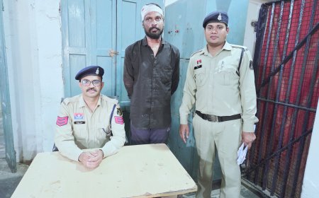 धारदार चापड़ से हमला करने वाला आरोपी गिरफ्तार,सिटी कोतवाली पुलिस की त्वरित कार्रवाई - भेजा गया जेल