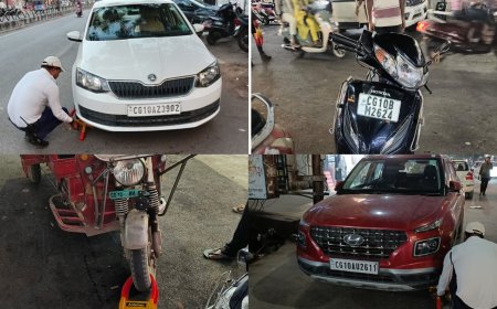 बिलासपुर में नो-पार्किंग पर सख्ती: व्हील लॉक, ड्रोन और कैमरों से होगी निगरानी,बेतरतीब वाहन खड़े करने वालों पर कड़ी कार्रवाई,कार और बाइक लिफ्टर से तुरंत हटेंगे वाहन