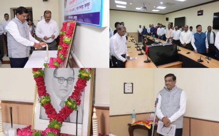 दक्षिण पूर्व मध्य रेलवे, नागपुर मंडल में भारतरत्न डॉ. भीमराव अंबेडकर की 135वीं जयंती पर मंडल रेल प्रबंधक दीपक कुमार गुप्ता की अध्यक्षता में गरिमामय समारोह का आयोजन संपन्न