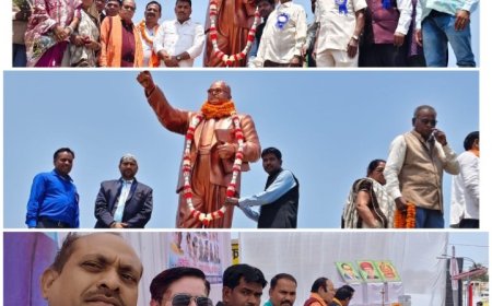 रतनपुर में भव्य अम्बेडकर मेला महोत्सव का आगाज, प्रतिमा अनावरण के साथ सामाजिक विकास की घोषणाएं