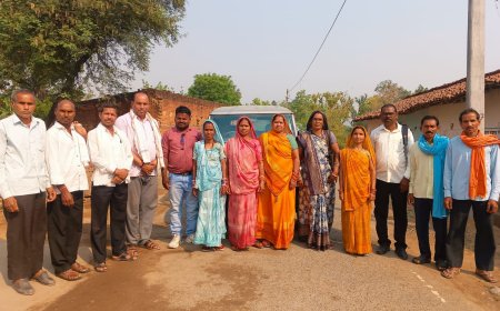 ग्राम पंचायत बोईदा से श्री रामलला दर्शन हेतु 10 श्रद्धालुओं का दल रवाना