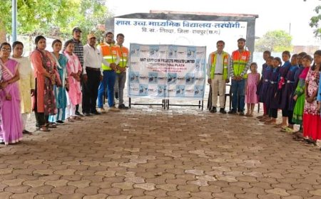 सड़क सुरक्षा के साथ शिक्षा की राह भी रोशन कर रहा एनएचएआई