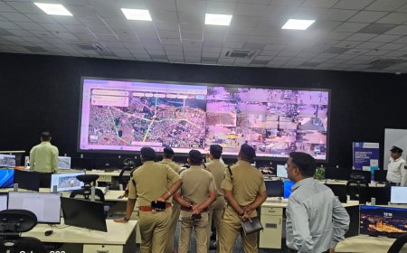 बिलासपुर पुलिस का ITMS एक्शन: ट्रैफिक उल्लंघन सख्ती,आईजी रामगोपाल गर्ग और एसएसपी रजनेश सिंह ने कंट्रोल सेंटर व साइबर सेल का  किया निरीक्षण