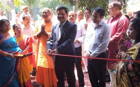 एसईसीएल सीएमडी हरीश दुहन द्वारा रामकृष्ण मिशन, बिलासपुर में CSR के तहत “मां सारदा चैरिटेबल डिस्पेंसरी” का उद्घाटन