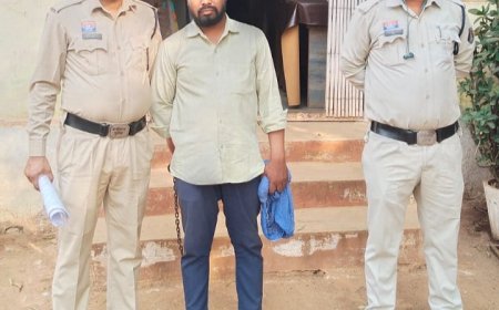 सीपत पुलिस की कार्रवाई: दुष्कर्म के आरोपी गिरफ्तार...न्यायिक रिमांड पर भेजा