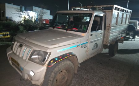 तेज रफ्तार और लापरवाही बनी मौत की वजह.. शिवघाट बैराज पर हाइट स्टॉपर से टकराई पिकअप 1 की मौत, 5 घायल