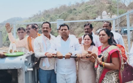 तपती गर्मी में बड़ी राहत: खूंटाघाट से जिला पंचायत अध्यक्ष राजेश सूर्यवंशी ने छोड़ा गया पानी...100 से अधिक गांवों के 211 तालाब होंगे भरपूर