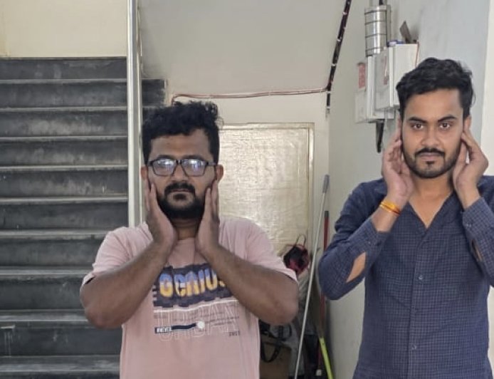 आईपीएल मैच पर ऑनलाइन सट्टा लगाते 2 आरोपी गिरफ्तार, ₹1.48 लाख नगद जब्त