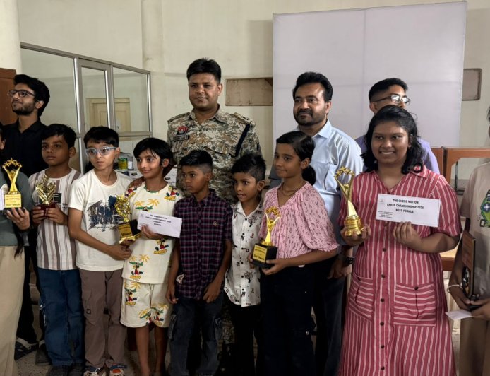 जगदलपुर में “द चेस नेशन” शतरंज चैम्पियनशिप 2026 का भव्य समापन, खिलाड़ियों ने दिखाया दमखम