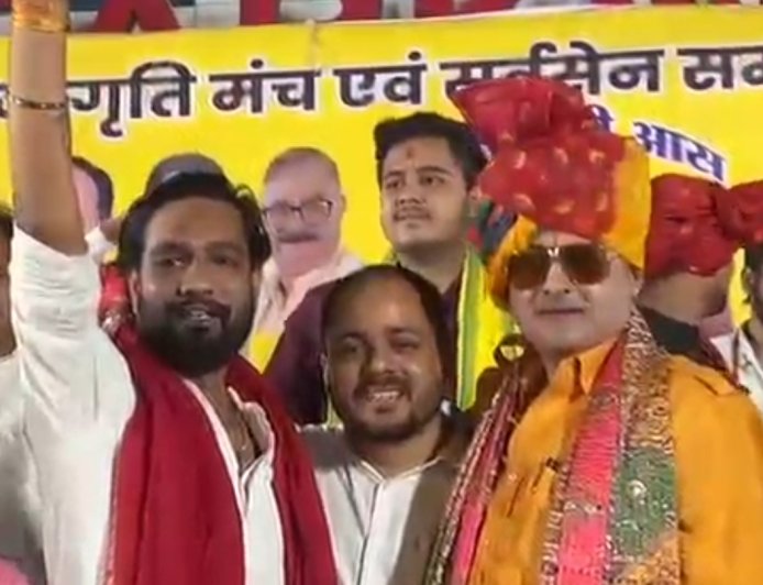 परशुराम शोभायात्रा का टीम त्रिलोक श्रीवास ने किया भव्य स्वागत, बिलासपुर में दिखा उत्साह