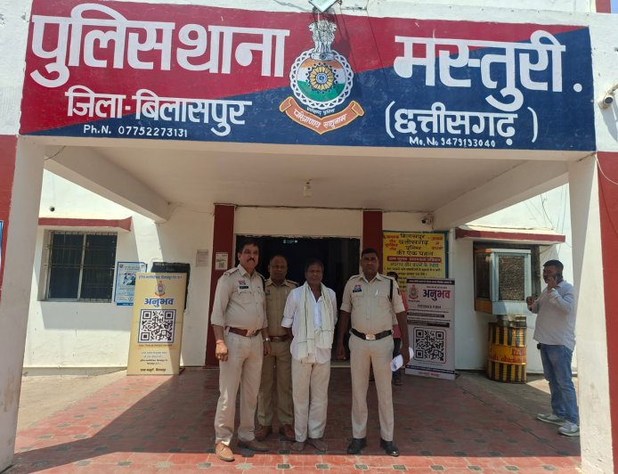 पत्नी के चरित्र शंका में कुल्हाड़ी से हत्या...आरोपी गिरफ्तार कर भेजा गया जेल