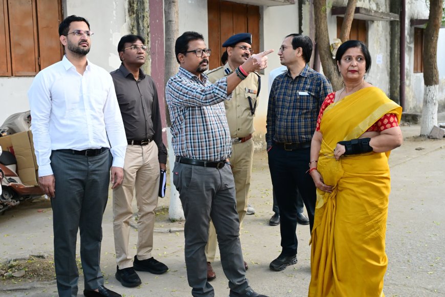 अतिरिक्त मुख्य सचिव मनोज पिंगुआ ने किया पीएम स्कूल का निरीक्षण...वोकेशनल ट्रेड को बढ़ावा देने दिए निर्देश