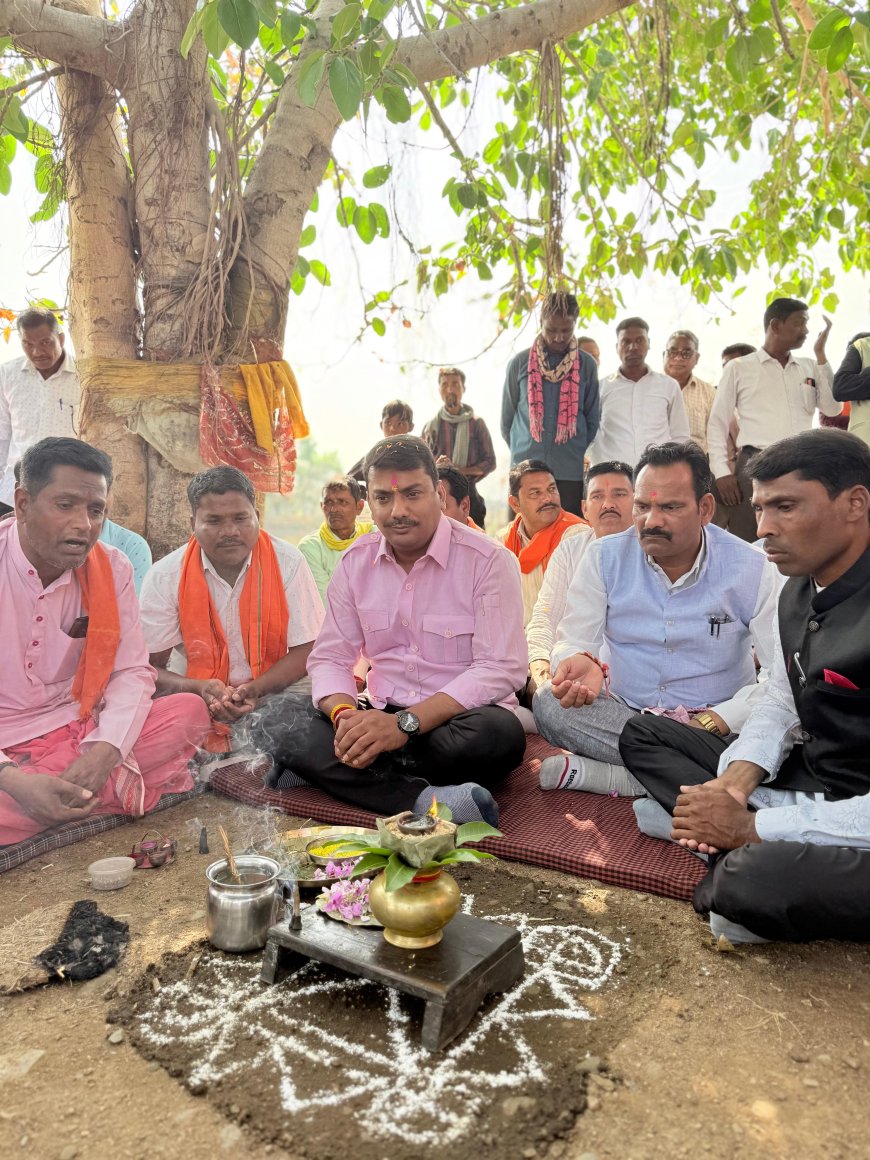 सड़क नहीं तो वोट नहीं आंदोलन रंग लाया भरदैयाडीह में 2.89 करोड़ की सड़क, 14.56 करोड़ के कार्यों का भूमिपूजन