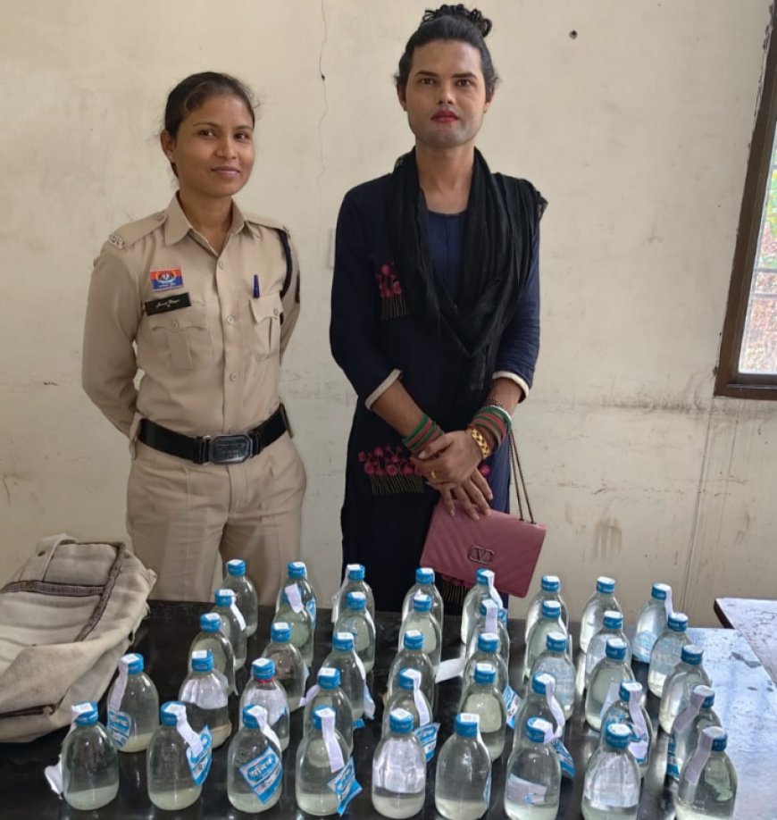 तारबाहर पुलिस की बड़ी कार्रवाई: 42 बोतल अवैध शराब के साथ आरोपी को होटल आनंदा इम्पेरियल के सामने व्यापार विहार से घेराबंदी कर किया गिरफ्तार