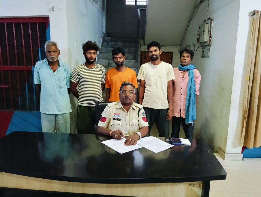 चकरभाठा पुलिस की प्रतिबंधात्मक कार्रवाई: 5 आरोपी गिरफ्तार, शांति व्यवस्था बनाए रखने के लिए उठाया कदम