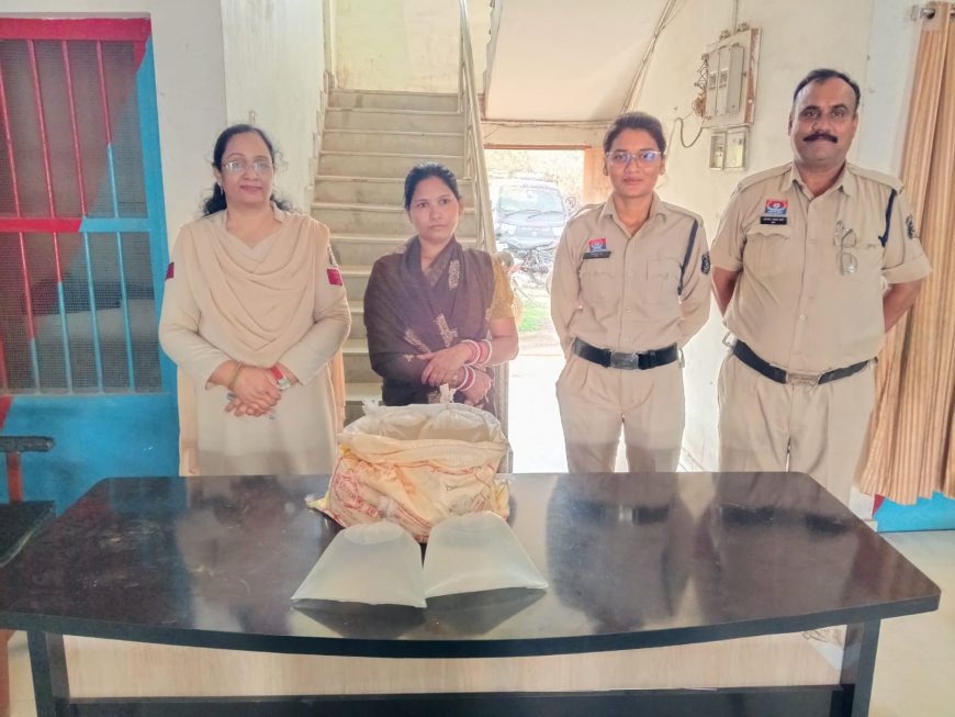 चकरभाठा पुलिस का अवैध शराब कारोबार पर बड़ा प्रहार, 36 लीटर महुआ शराब जब्त, महिला आरोपी गिरफ्तार