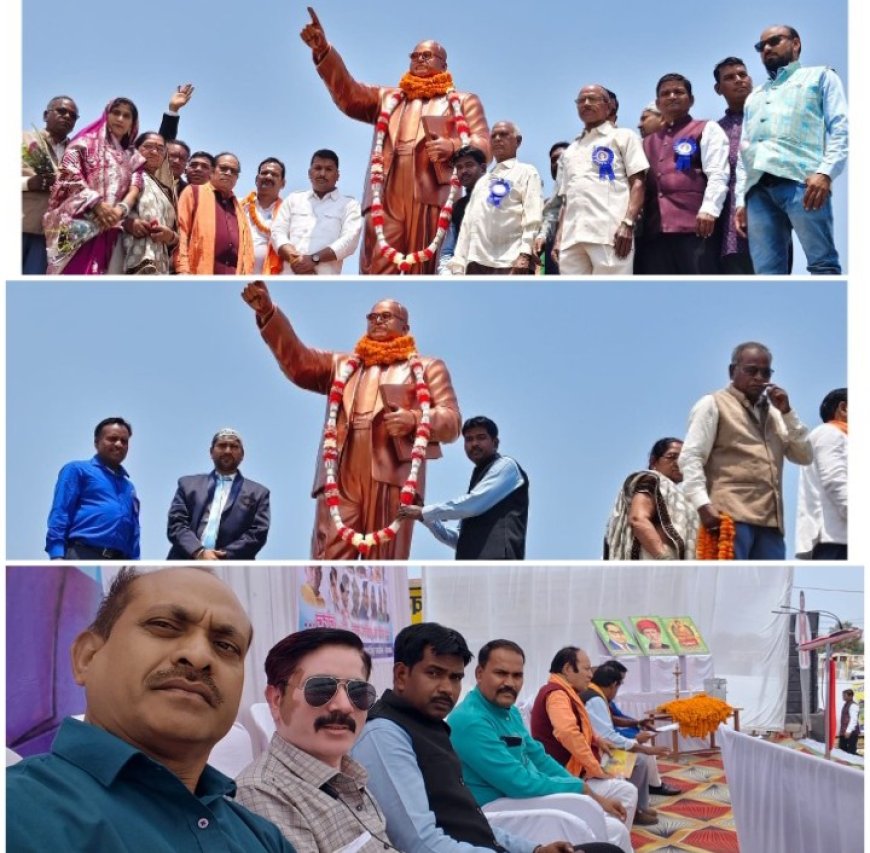 रतनपुर में भव्य अम्बेडकर मेला महोत्सव का आगाज, प्रतिमा अनावरण के साथ सामाजिक विकास की घोषणाएं