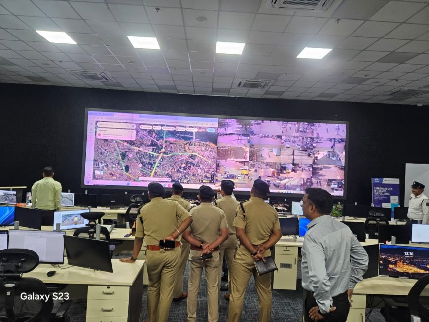 बिलासपुर पुलिस का ITMS एक्शन: ट्रैफिक उल्लंघन सख्ती,आईजी रामगोपाल गर्ग और एसएसपी रजनेश सिंह ने कंट्रोल सेंटर व साइबर सेल का  किया निरीक्षण