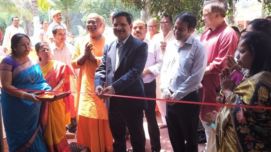 एसईसीएल सीएमडी हरीश दुहन द्वारा रामकृष्ण मिशन, बिलासपुर में CSR के तहत “मां सारदा चैरिटेबल डिस्पेंसरी” का उद्घाटन