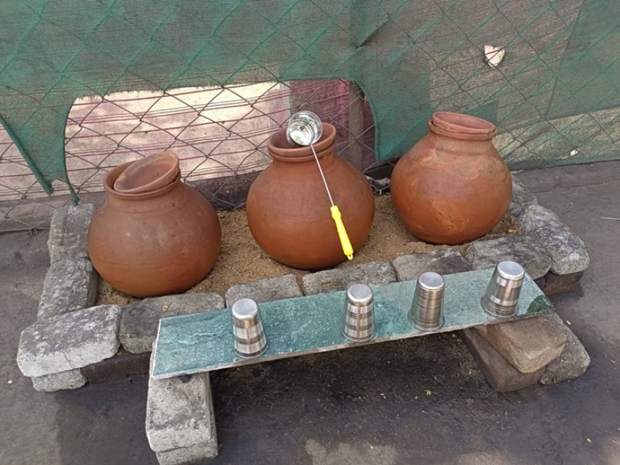 भीषण गर्मी में राहगीरों को राहत, पंचायतों को प्याऊ घर संचालित करने के निर्देश