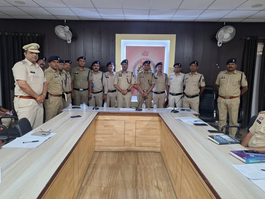 बीट प्रणाली को सुदृढ़ करने हेतु बिलासपुर पुलिस की महत्वपूर्ण बैठक,अपराध नियंत्रण व जनसुरक्षा पर विशेष जोर