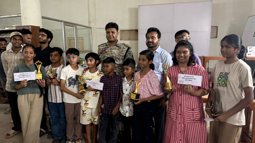 जगदलपुर में “द चेस नेशन” शतरंज चैम्पियनशिप 2026 का भव्य समापन, खिलाड़ियों ने दिखाया दमखम