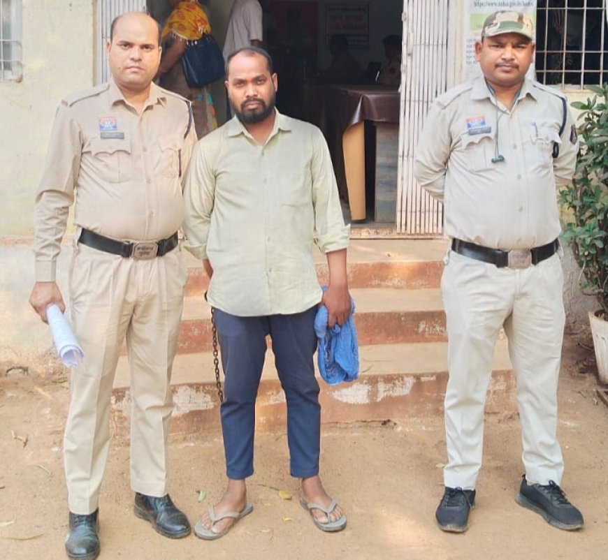 सीपत पुलिस की कार्रवाई: दुष्कर्म के आरोपी गिरफ्तार...न्यायिक रिमांड पर भेजा