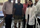 गिरने से बिगड़ी हिप रिप्लेसमेंट,सिम्स में जटिल रिविजन सर्जरी से युवक फिर चलने लगा