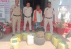 रतनपुर पुलिस की बड़ी कार्रवाई: 152 लीटर कच्ची महुआ शराब जब्त... शराब कोचिया गिरफ्तार