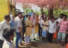 ग्राम धूमा में अहाता निर्माण कार्य का भूमिपूजन...त्रिलोक श्रीवास बोले...क्षेत्र का विकास पहली प्राथमिकता