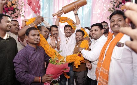 बेलतरा में विधायक सुशांत शुक्ला का जन्मदिन हर्षोल्लास के साथ मनाया गया