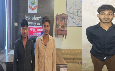 सरकंडा पुलिस की बड़ी कार्रवाई: हत्या के आरोपी और 2 नाबालिग गिरफ्तार, वारदात में प्रयुक्त चाकू बरामद
