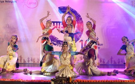 “प्रारंभ”: एक दशक की साधना का भव्य उत्सव, Sai Nritya Nilayam ने रचा सांस्कृतिक इतिहास....125 से अधिक कलाकारों की मनमोहक प्रस्तुतियों ने बाँधा समां, अंतरराष्ट्रीय स्तर के कलाकारों की उपस्थिति से बढ़ी गरिमा