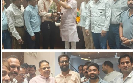 मराठा समाज के नवनिर्वाचित पदाधिकारियों का विधायक अमर अग्रवाल से सौजन्य भेंट, अध्यक्ष शशांक चौहान को शानदार जीत की बधाई