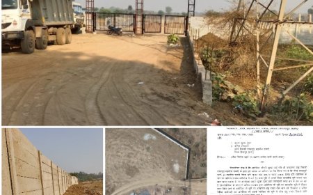 तहसीलदार के स्थगन आदेश की खुली अवहेलना! समलपुरी में शासकीय जमीन पर कब्जे और निर्माण का आरोप, पीड़िता बोली – “मेरी जमीन का रास्ता तक बंद कर दिया