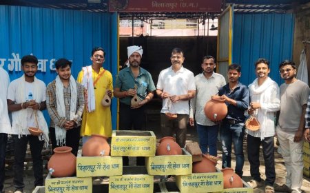 ‘हर घर प्याऊ’ अभियान के तहत गौसेवा धाम ने बांटे जल पात्र, पक्षियों के लिए लगाए सिकोरे और घोंसले