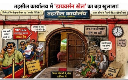 तहसील कार्यालय में ‘डायवर्सन खेल’ का बड़ा खुलासा! दलालों के प्रकरण फास्ट ट्रैक, आम जनता की फाइलें धूल खा रहीं?