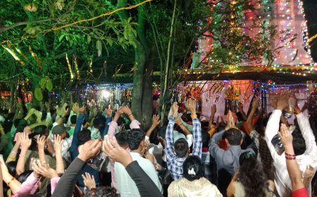 शनि जयंती पर उमड़ा आस्था का सैलाब,गौरकापा शनि धाम में हजारों भक्तों ने किए दर्शन