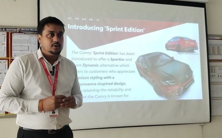 टोयोटा किर्लोस्कर मोटर ने बिलासपुर में विशेष क्षेत्रीय ड्राइव अनुभव के दौरान ऑल-न्यू कैमरी हाइब्रिड ईवी का किया प्रदर्शन