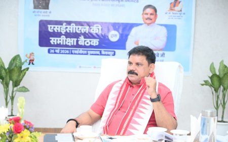 माननीय कोयला एवं खान राज्य मंत्री श्री सतीश चन्द्र दुबे ने एसईसीएल के कार्यों की समीक्षा की