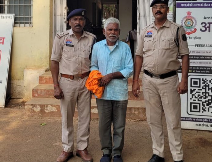 सीपत पुलिस की त्वरित कार्यवाही...पत्नी पर चरित्र शंका के चलते जहर पिलाने वाला आरोपी 24 घंटे में गिरफ्तार