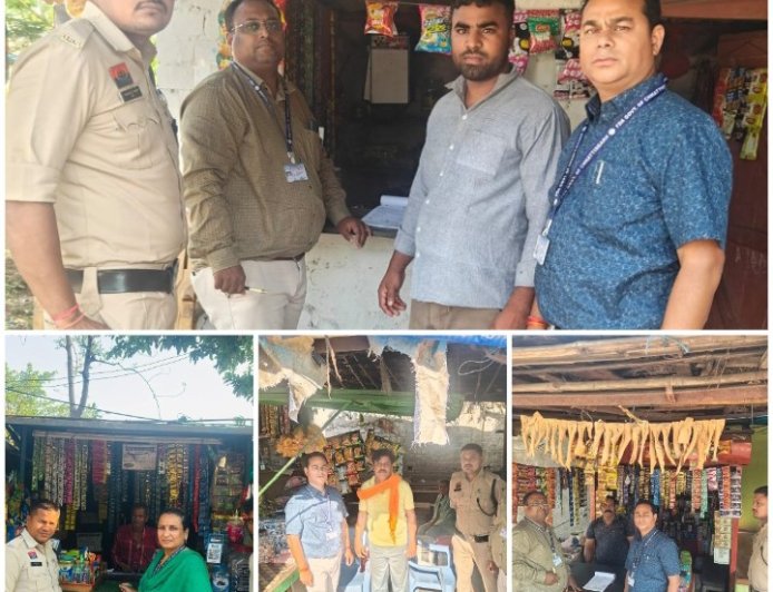 बिलासपुर में कोटपा एक्ट के तहत कार्रवाई, 31 दुकानों पर चालान