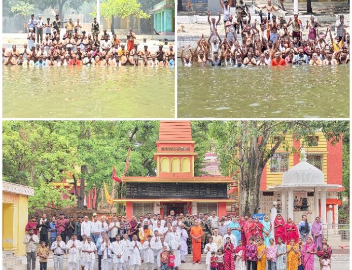 मानस क्षेत्र सोनकुंड में वृहद स्वच्छता अभियान संपन्न, हजारों श्रद्धालुओं ने लिया भाग, स्वच्छता और संरक्षण का दिया संदेश