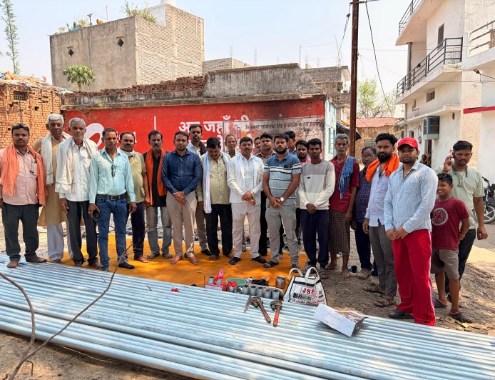 मस्तूरी में जल व्यवस्था सुदृढ़ करने पाइपलाइन विस्तार का भूमि पूजन...क्षेत्र के निवासियों को लंबे समय से चली आ रही जल समस्या से मिलेगी राहत : चंद्रप्रकाश सूर्या