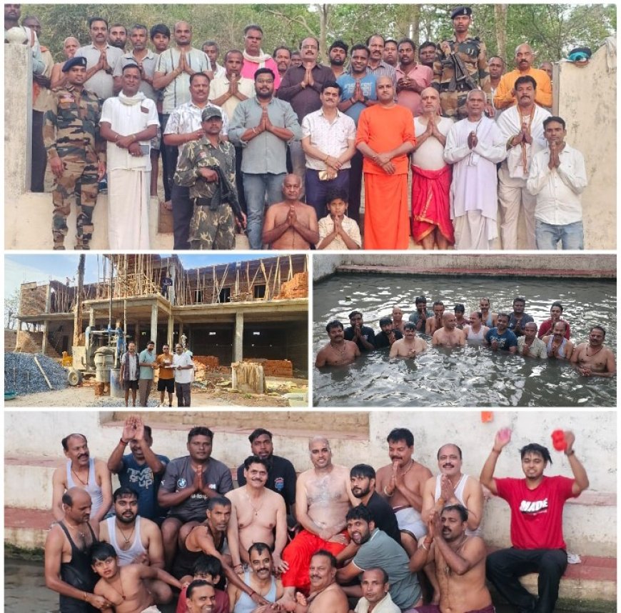 भक्ति और उत्साह से संपन्न हुआ ‘श्री गुरु कृपा भक्त निवास’ की छत ढलाई कार्य, बुद्ध पूर्णिमा पर उमड़ा आस्था का सैलाब