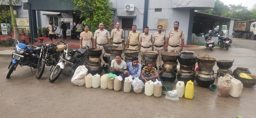 अवैध शराब के खिलाफ कोरबा पुलिस का बड़ा एक्शन: 2 दिन में 428 लीटर से ज्यादा शराब जब्त...28 आरोपी गिरफ्तार